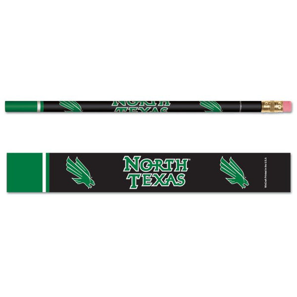 Wholesale-North Texas Mean Green Pencil 6-pack