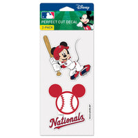 Washington Nationals / Disney Perfect Cut Decal Set of Two 4"x4"