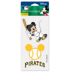 Pittsburgh Pirates / Disney Perfect Cut Decal Set of Two 4"x4"