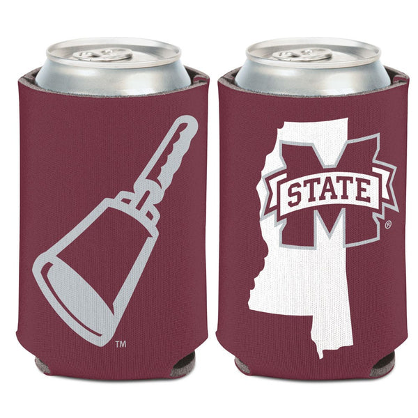 Mississippi State Bulldogs STATE SHAPE Can Cooler 12 oz.