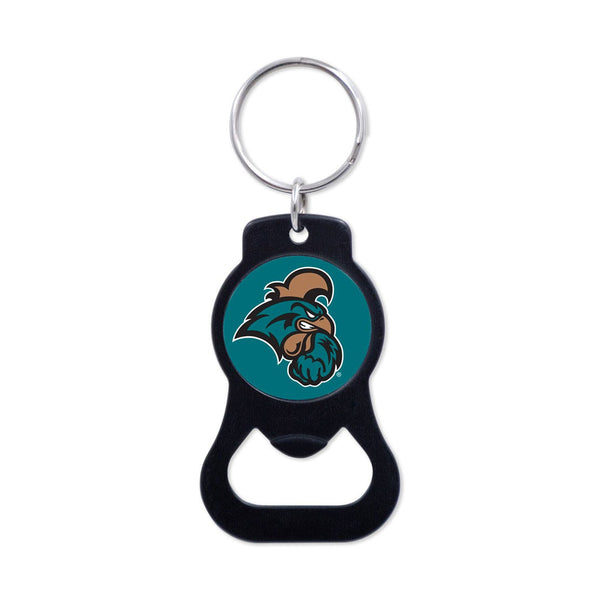 Coastal Carolina Chanticleers Black Bottle Opener Key Ring