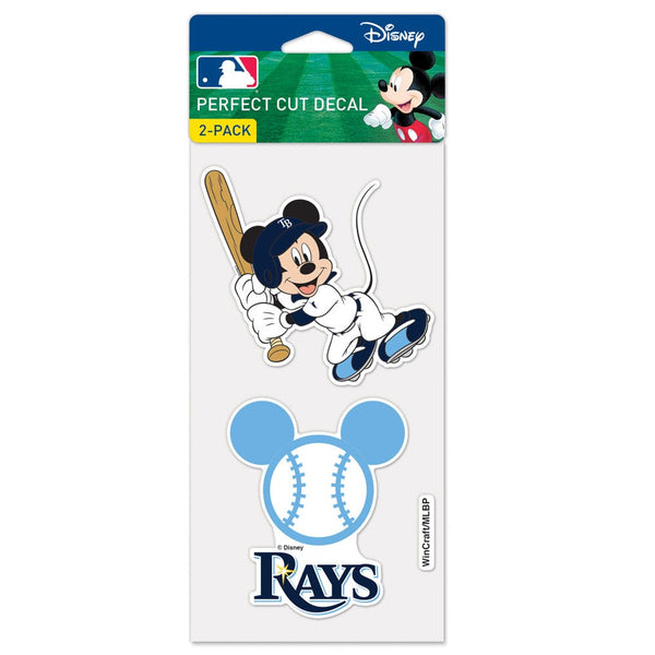 Tampa Bay Rays / Disney Perfect Cut Decal Set of Two 4"x4"