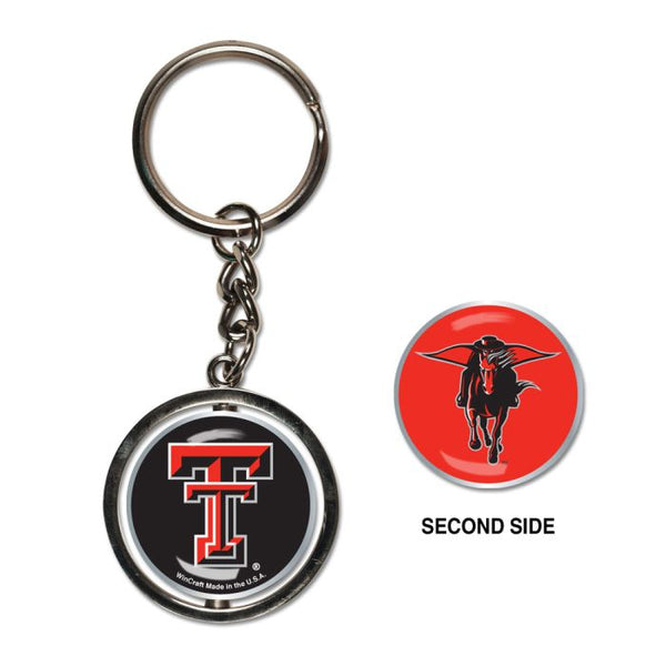 Wholesale-Texas Tech Red Raiders Spinner Key Ring