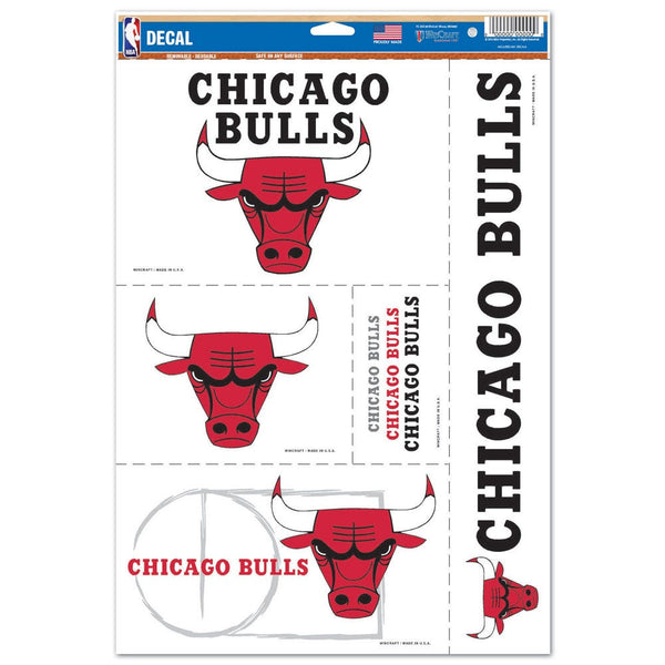 Chicago Bulls Multi Use Decal 11" x 17"