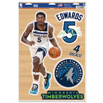 Minnesota Timberwolves Multi-Use Decal 11" x 17" Anthony Edwards