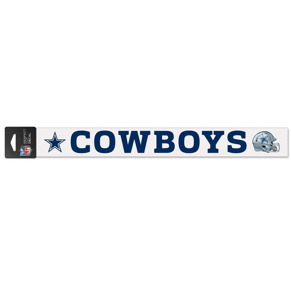 Dallas Cowboys Perfect Cut Decals 2" x 17"