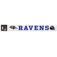 Baltimore Ravens Perfect Cut Decals 2" x 17"