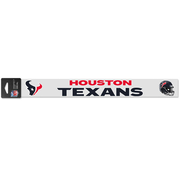 Houston Texans Perfect Cut Decals 2" x 17"
