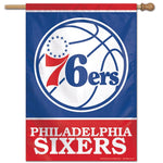 Philadelphia 76ers Vertical Flag 28" x 40"