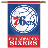Philadelphia 76ers Vertical Flag 28" x 40"