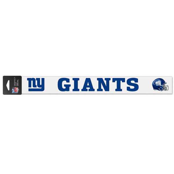 New York Giants Perfect Cut Decals 2" x 17"