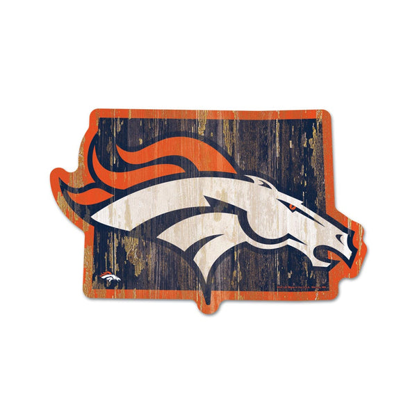 Denver Broncos STATE SHAPE
