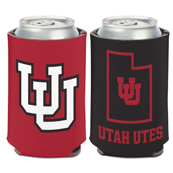 Utah Utes STATE SHAPE Can Cooler 12 oz.