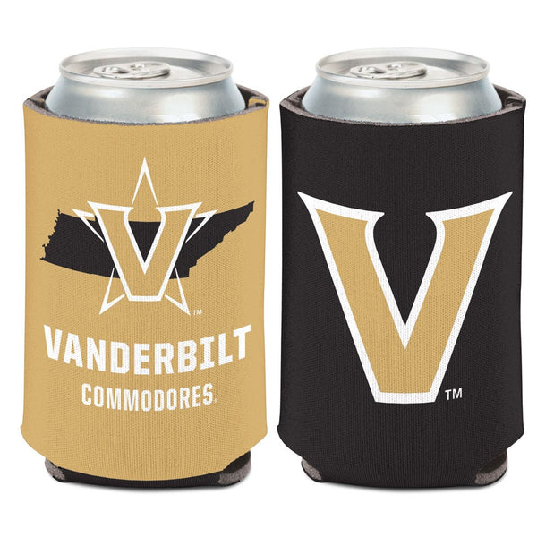 Vanderbilt Commodores STATE SHAPE Can Cooler 12 oz.