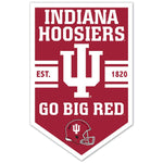 Indiana Hoosiers Wood Sign 11" x 17" 1/4" thick