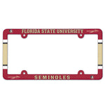 Florida State Seminoles Lic Plate Frame Full Color