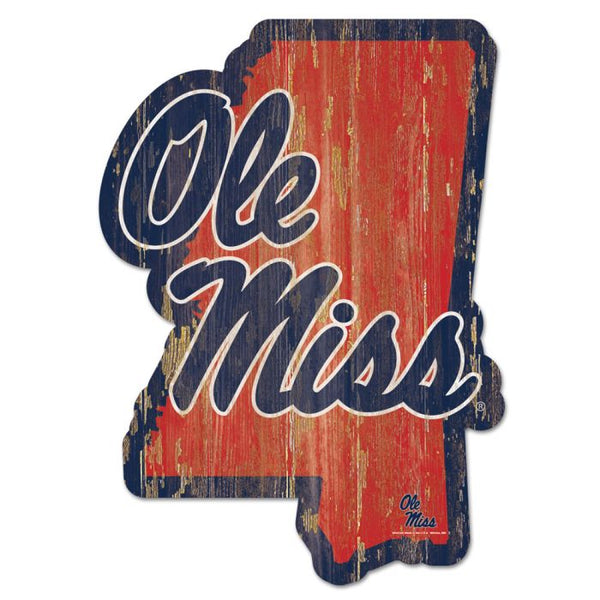 Wholesale-Ole Miss Rebels STATE SHAPE