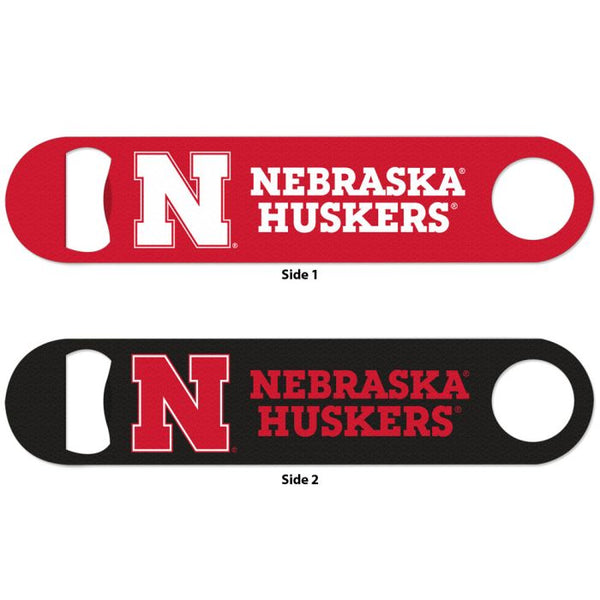 Wholesale-Nebraska Cornhuskers Metal Bottle Opener 2 Sided