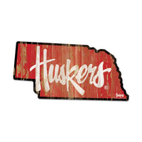 Wholesale-Nebraska Cornhuskers STATE SHAPE