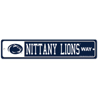 Penn State Nittany Lions Street / Zone Sign 3.75" x 19"