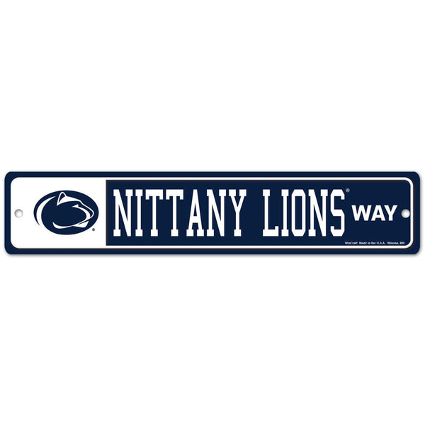 Penn State Nittany Lions Street / Zone Sign 3.75" x 19"