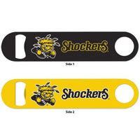 Wholesale-Wichita State Shockers Metal Bottle Opener 2 Sided