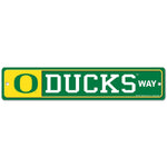 Oregon Ducks Street / Zone Sign 3.75"x19"