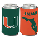Miami Hurricanes Can Cooler 12 oz.