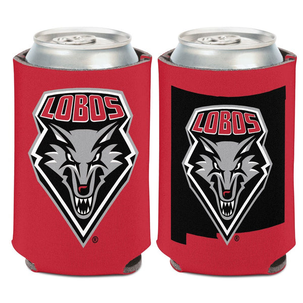 New Mexico Lobos State Shape Can Cooler 12 oz.