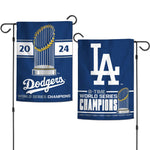 World Series Champions Los Angeles Dodgers Garden Flags 2 sided 12.5" x 18"