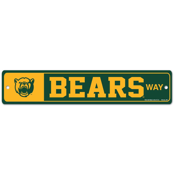Baylor Bears Street / Zone Sign 3.75" x 19"