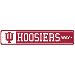 Indiana Hoosiers Street / Zone Sign 3.75" x 19"