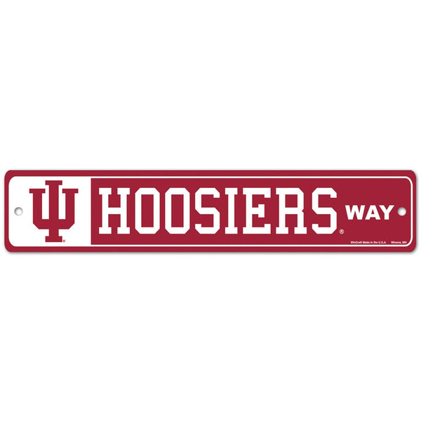 Indiana Hoosiers Street / Zone Sign 3.75" x 19"
