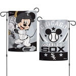 Chicago White Sox / Disney Mickey Mouse Garden Flags 2 sided 12.5" x 18"