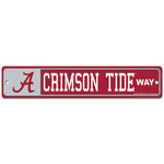 Alabama Crimson Tide Street / Zone Sign 3.75" X 19"