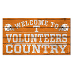 Tennessee Volunteers Wood Sign 13"x24" 1/4" thick