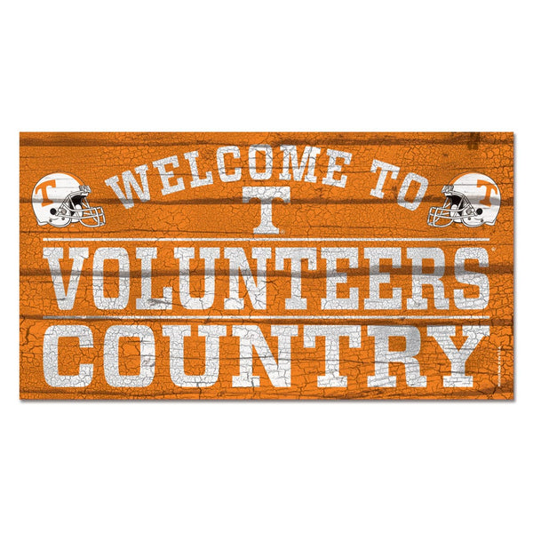 Tennessee Volunteers Wood Sign 13"x24" 1/4" thick