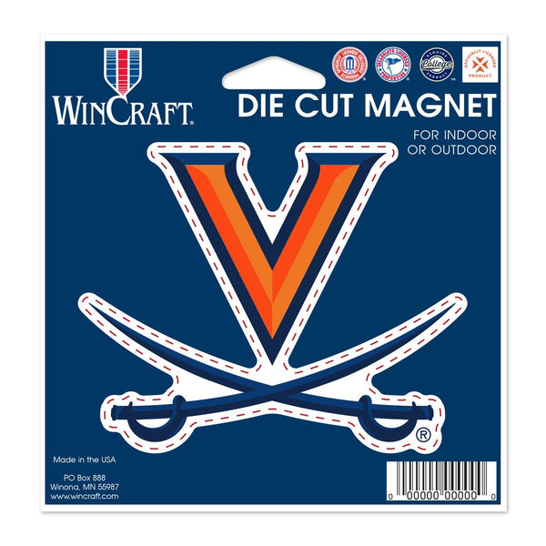 Virginia Cavaliers Die Cut Magnet 4.5" x 6"