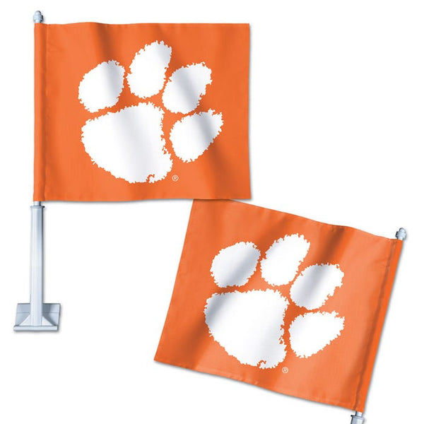 Clemson Tigers Car Flag 11.75" x 14"