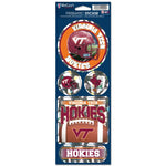 Wholesale-Virginia Tech Hokies Prismatic Decal 4" x 11"