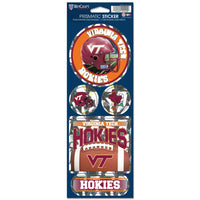 Virginia Tech Hokies Prismatic Decal 4" x 11"