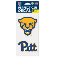 Wholesale-Pittsburgh Panthers Mascot Perfect Cut Decal Set of two 4"x4"