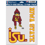 Iowa State Cyclones / Vintage Collegiate Multi Use 3 Fan Pack