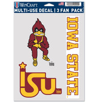 Iowa State Cyclones / Vintage Collegiate Multi Use 3 Fan Pack