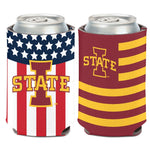 Iowa State Cyclones / Stars and Stripes NCAA Can Cooler 12 oz.