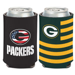 Green Bay Packers / Patriotic Americana Can Cooler 12 oz.