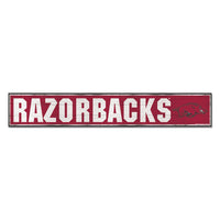 Arkansas Razorbacks Wood Sign 6"x36" 3/8" thick