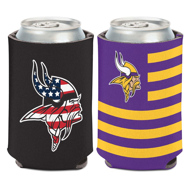 Minnesota Vikings / Patriotic Americana Can Cooler 12 oz.