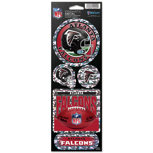 Atlanta Falcons Prismatic Decal 4" x 11"