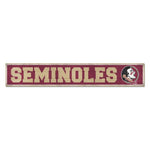 Wholesale-Florida State Seminoles Wood Sign 6"x36" 3/8" thick